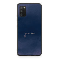 Thumbnail for Samsung A03s You Can θήκη από τη Smartfits με σχέδιο στο πίσω μέρος και μαύρο περίβλημα | Smartphone case with colorful back and black bezels by Smartfits