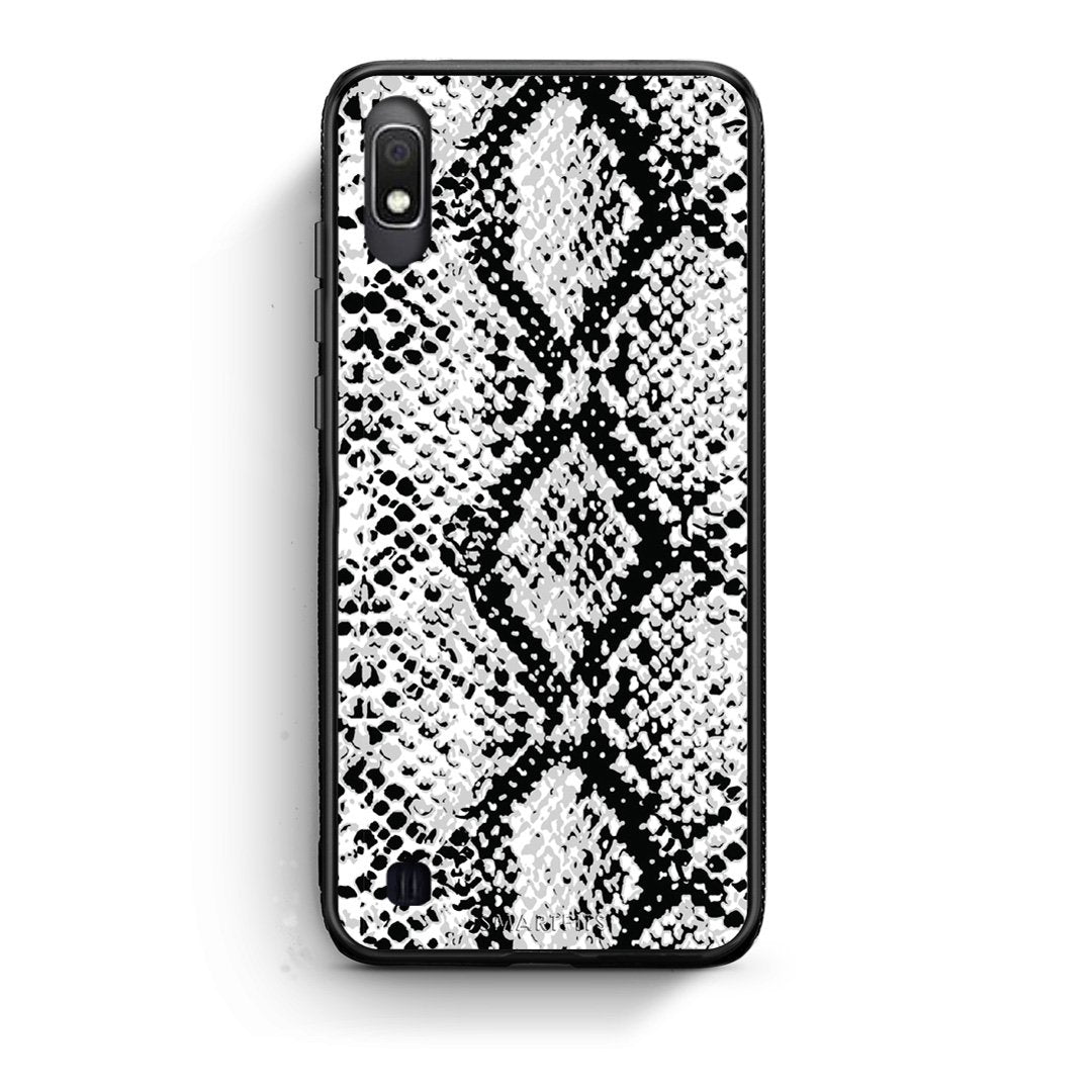 24 - Samsung A10  White Snake Animal case, cover, bumper