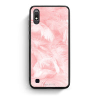 Thumbnail for 33 - Samsung A10  Pink Feather Boho case, cover, bumper
