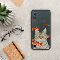 Thumbnail for Cat Goldfish - Samsung Galaxy A10 case