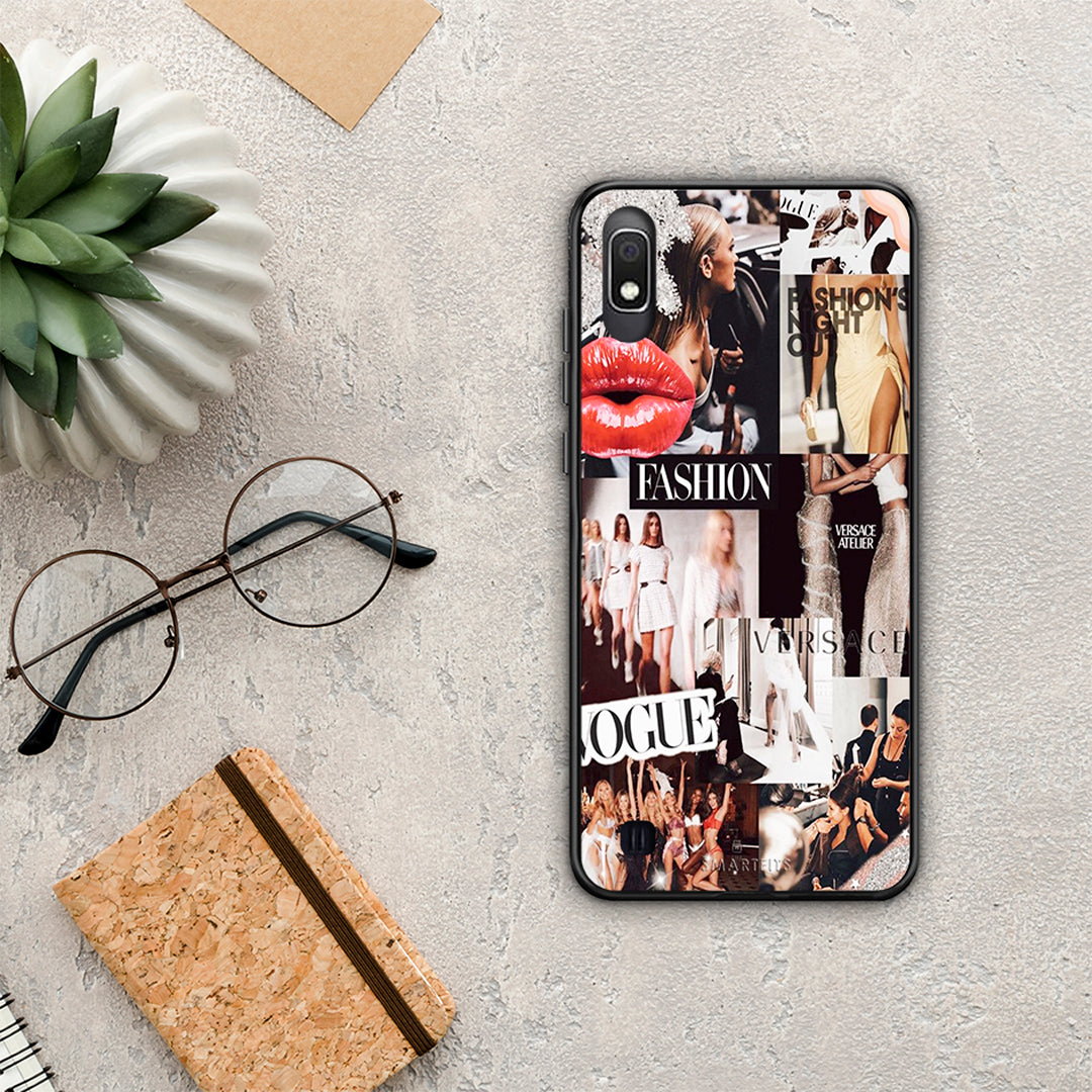 Collage Fashion - Samsung Galaxy A10 case