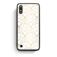Thumbnail for 111 - Samsung A10  Luxury White Geometric case, cover, bumper