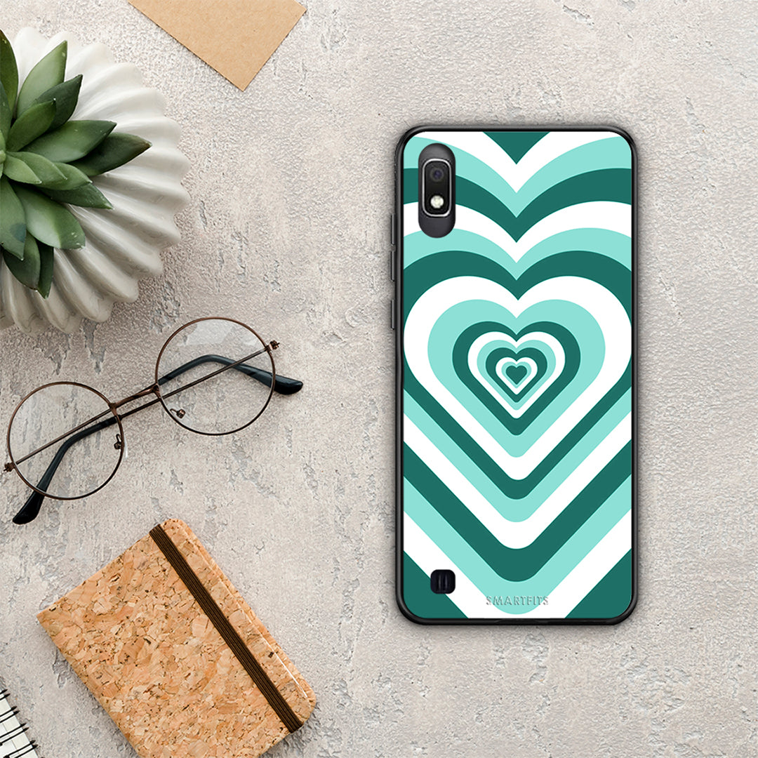 Green Hearts - Samsung Galaxy A10 case