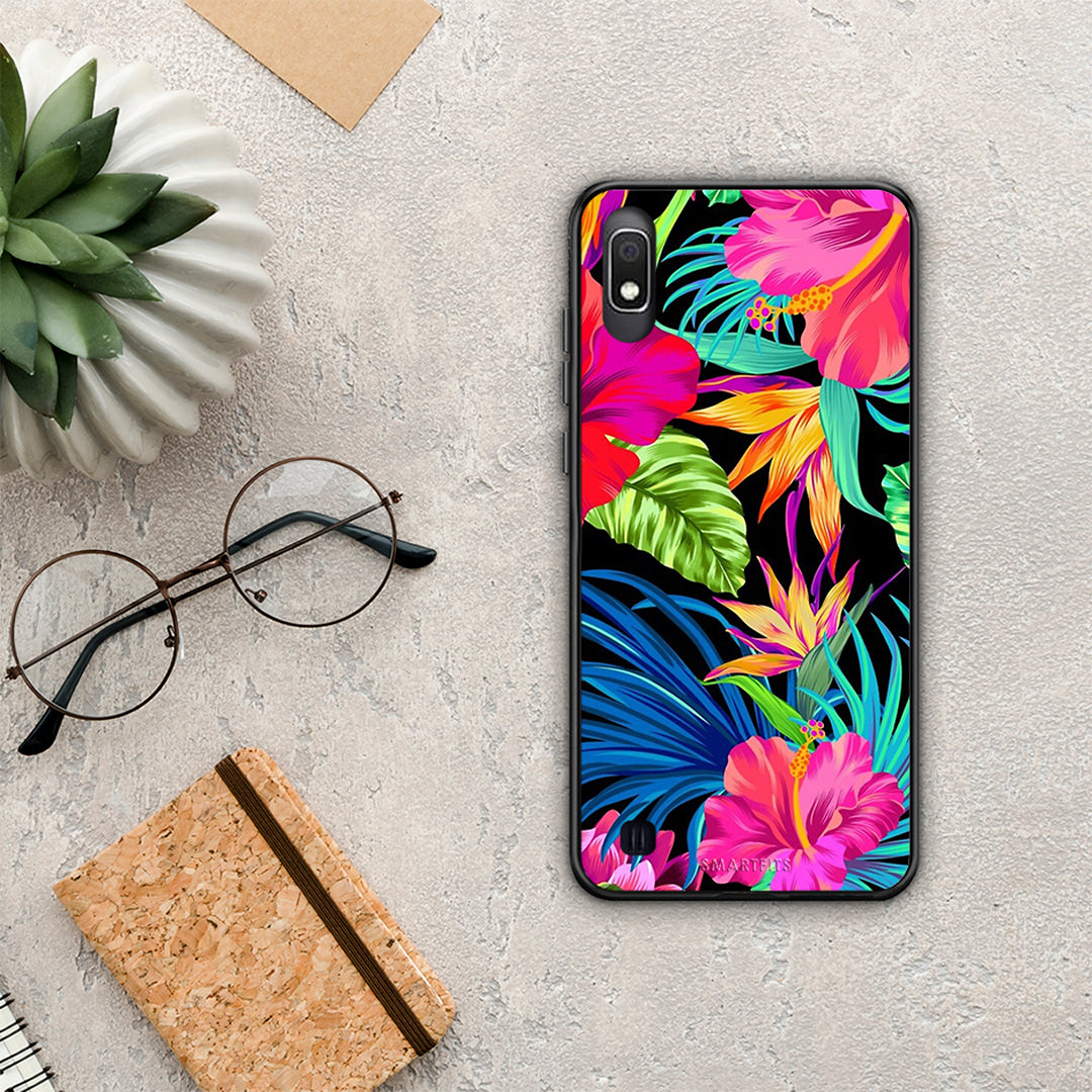 Tropical Flowers - Samsung Galaxy A10 case