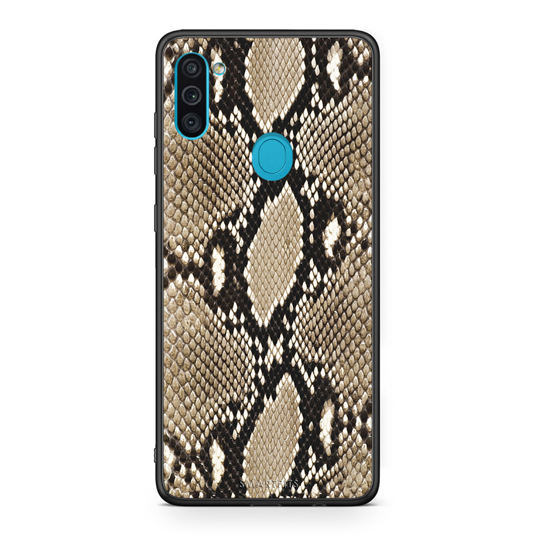 23 - Samsung A11/M11 Fashion Snake Animal case, cover, bumper