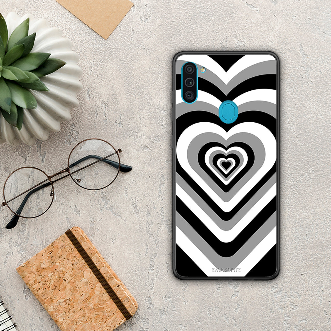 Black Hearts - Samsung Galaxy A11 / M11 case