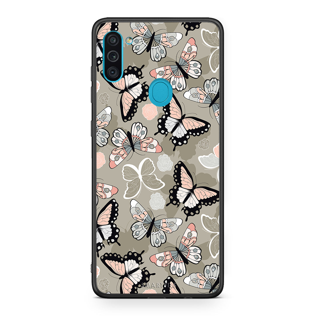 135 - Samsung A11/M11 Butterflies Boho case, cover, bumper