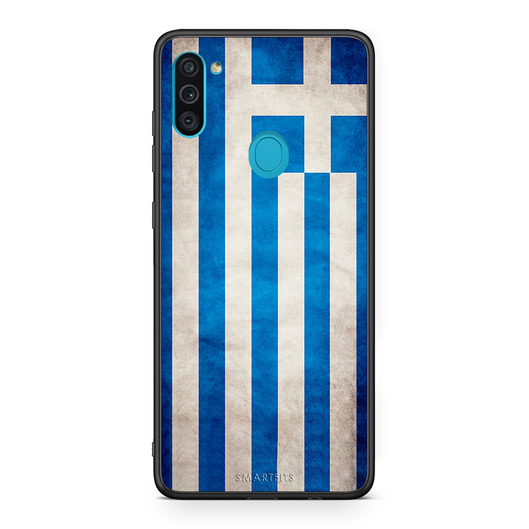 4 - Samsung A11/M11 Greeek Flag case, cover, bumper