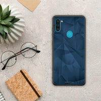 Thumbnail for Geometric Blue Abstract - Samsung Galaxy A11 / M11 case 
