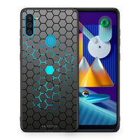 Thumbnail for Θήκη Samsung A11/M11 Hexagonal Geometric από τη Smartfits με σχέδιο στο πίσω μέρος και μαύρο περίβλημα | Samsung A11/M11 Hexagonal Geometric case with colorful back and black bezels