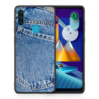 Thumbnail for Θήκη Samsung A11/M11 Jeans Pocket από τη Smartfits με σχέδιο στο πίσω μέρος και μαύρο περίβλημα | Samsung A11/M11 Jeans Pocket case with colorful back and black bezels