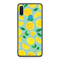 Thumbnail for Samsung A11/M11 Lemons θήκη από τη Smartfits με σχέδιο στο πίσω μέρος και μαύρο περίβλημα | Smartphone case with colorful back and black bezels by Smartfits