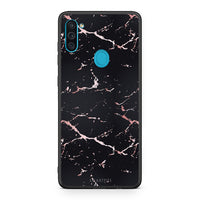 Thumbnail for 4 - Samsung A11/M11 Black Rosegold Marble case, cover, bumper