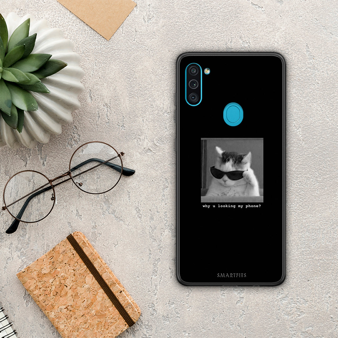 Meme Cat - Samsung Galaxy A11 / M11 case