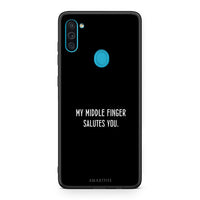 Thumbnail for Samsung A11/M11 Salute θήκη από τη Smartfits με σχέδιο στο πίσω μέρος και μαύρο περίβλημα | Smartphone case with colorful back and black bezels by Smartfits