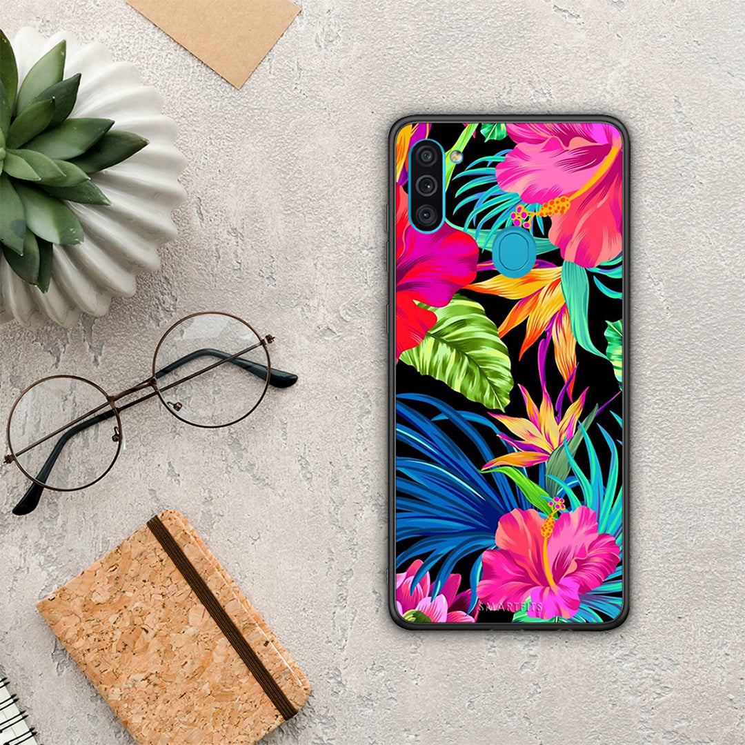 Tropical Flowers - Samsung Galaxy A11 / M11 case