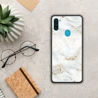 Thumbnail for White Gold Marble - Samsung Galaxy A11 / M11 case 