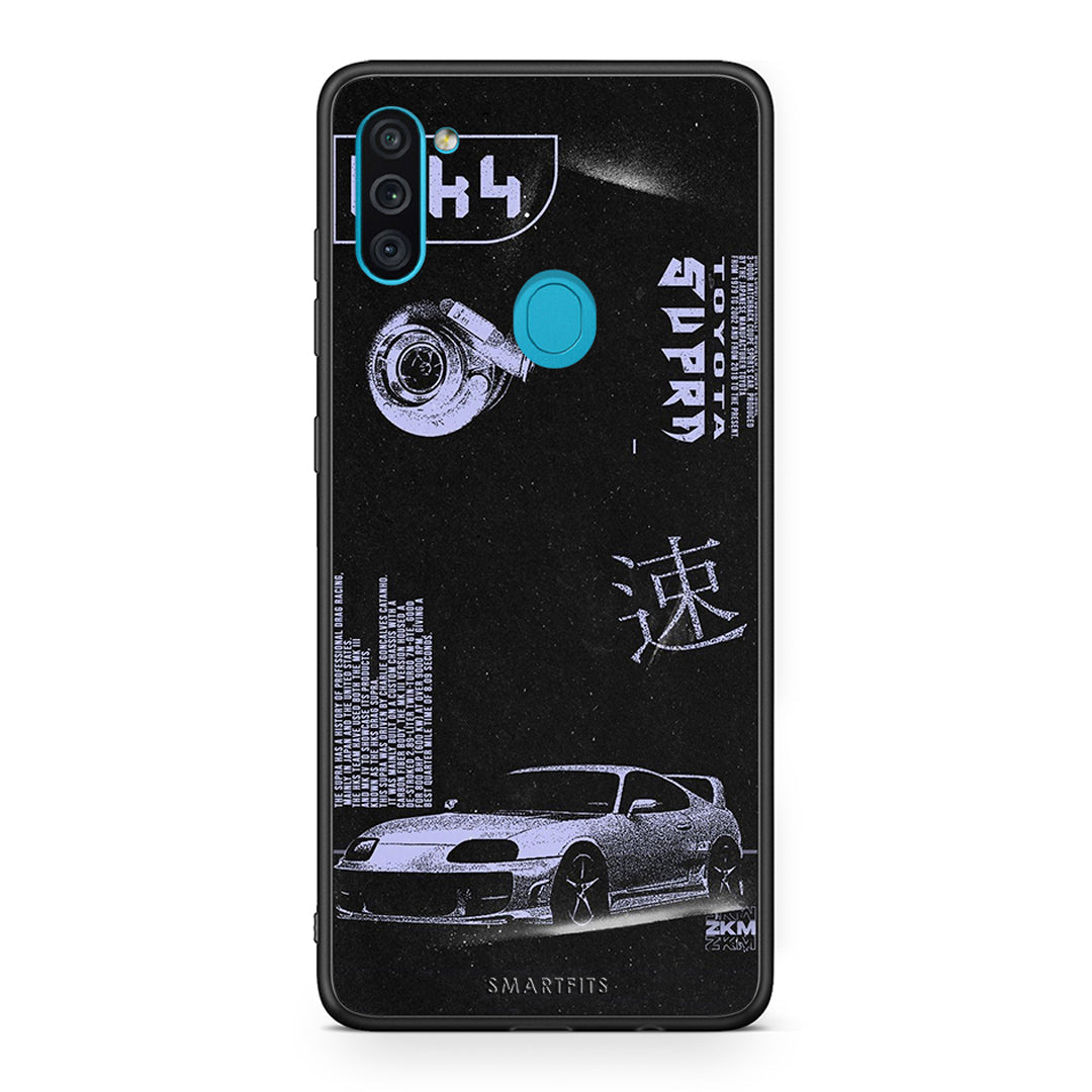 Samsung A11 / M11 Tokyo Drift Θήκη Αγίου Βαλεντίνου από τη Smartfits με σχέδιο στο πίσω μέρος και μαύρο περίβλημα | Smartphone case with colorful back and black bezels by Smartfits
