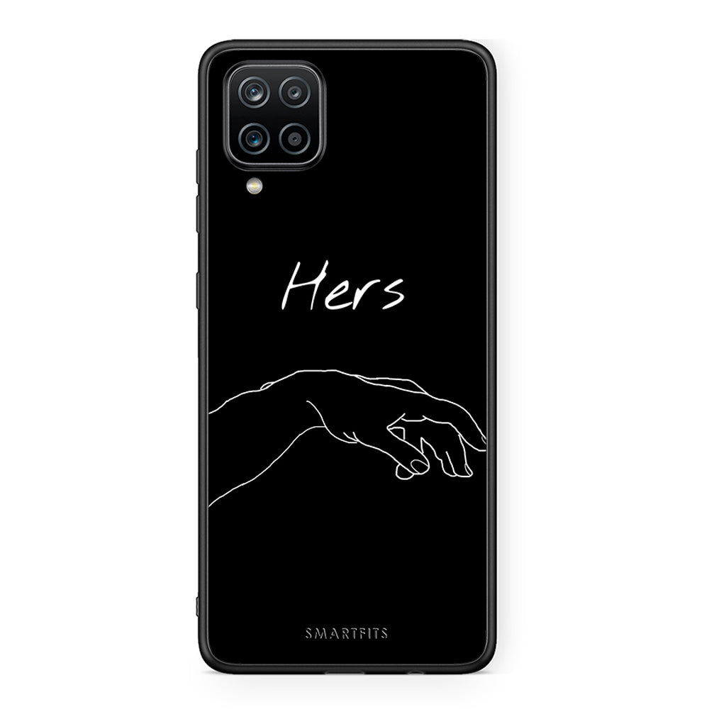 Samsung A12 Aeshetic Love 1 Θήκη Αγίου Βαλεντίνου από τη Smartfits με σχέδιο στο πίσω μέρος και μαύρο περίβλημα | Smartphone case with colorful back and black bezels by Smartfits