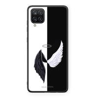 Thumbnail for Samsung A12 Angels Demons θήκη από τη Smartfits με σχέδιο στο πίσω μέρος και μαύρο περίβλημα | Smartphone case with colorful back and black bezels by Smartfits