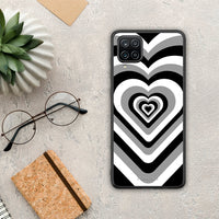 Thumbnail for Black Hearts - Samsung Galaxy A12 case