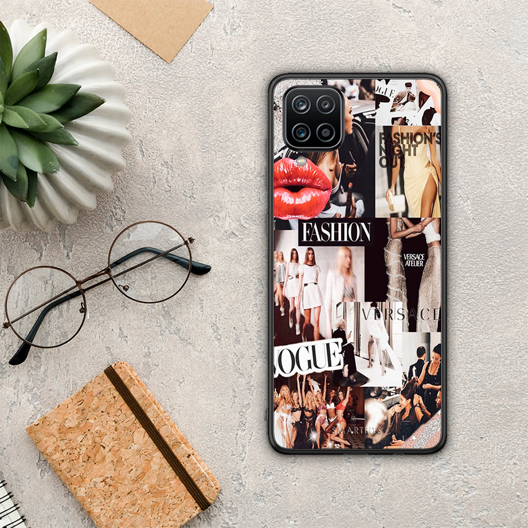 Collage Fashion - Samsung Galaxy A12 case