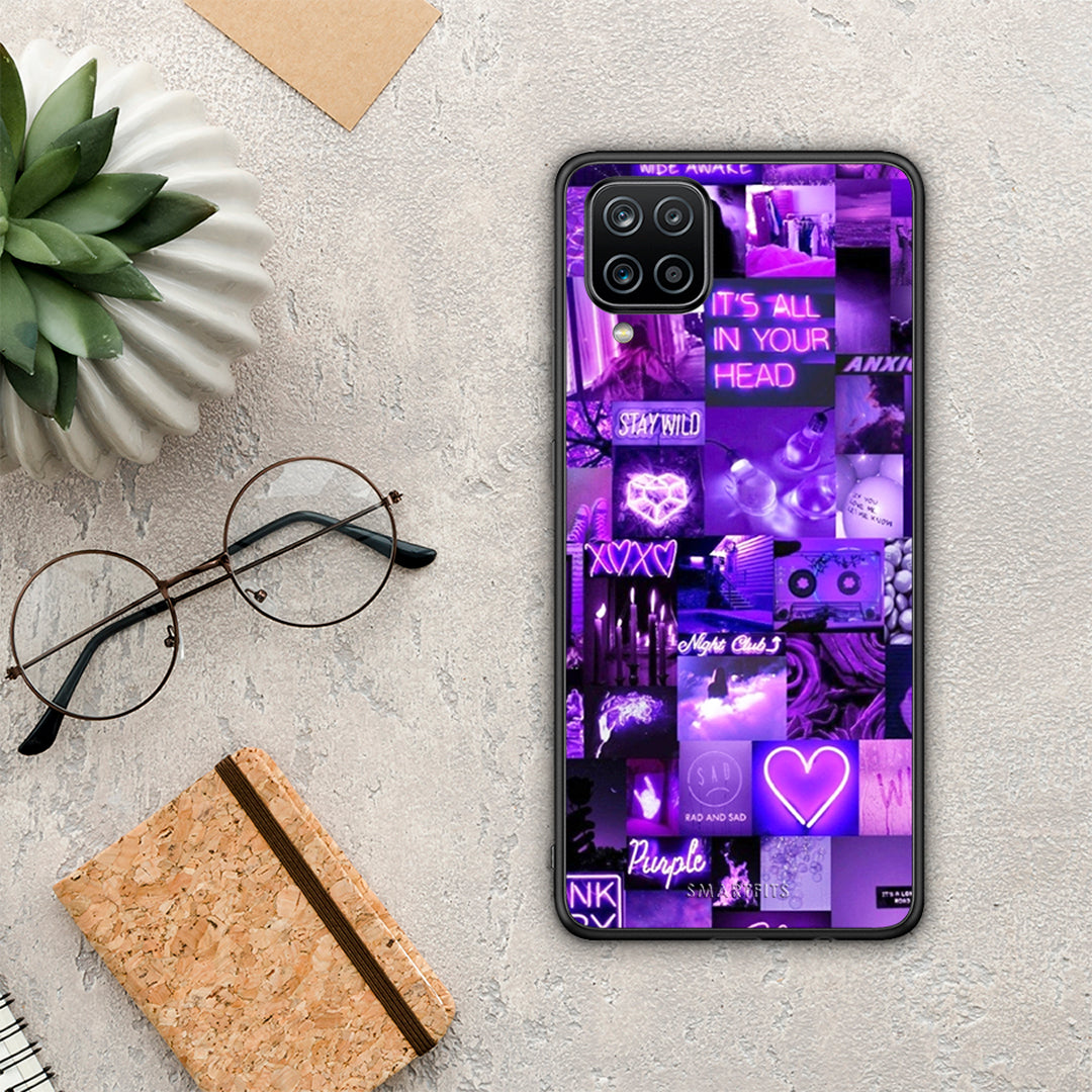 Collage Stay Wild - Samsung Galaxy A12 case