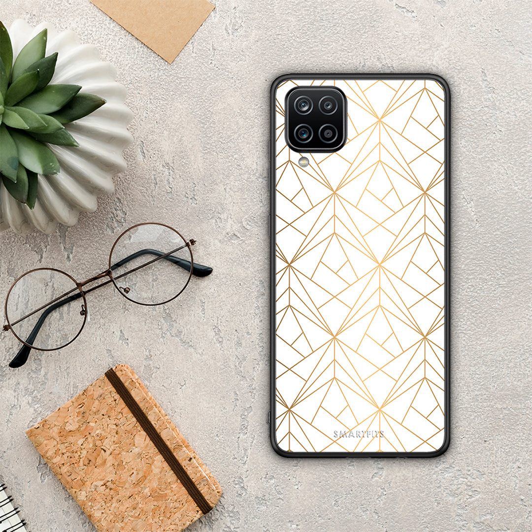 Geometric Luxury White - Samsung Galaxy A12