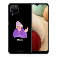 Thumbnail for Θήκη Samsung A12 Grandma Mood Black από τη Smartfits με σχέδιο στο πίσω μέρος και μαύρο περίβλημα | Samsung A12 Grandma Mood Black case with colorful back and black bezels