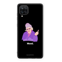 Thumbnail for Samsung A12 Grandma Mood Black θήκη από τη Smartfits με σχέδιο στο πίσω μέρος και μαύρο περίβλημα | Smartphone case with colorful back and black bezels by Smartfits