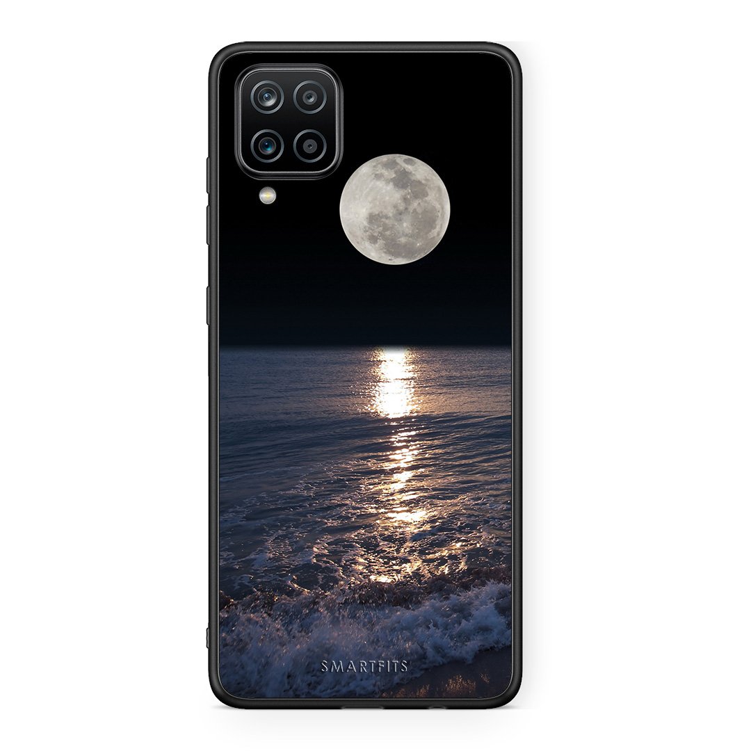 4 - Samsung A12 Moon Landscape case, cover, bumper