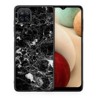 Thumbnail for Θήκη Samsung A12 Male Marble από τη Smartfits με σχέδιο στο πίσω μέρος και μαύρο περίβλημα | Samsung A12 Male Marble case with colorful back and black bezels