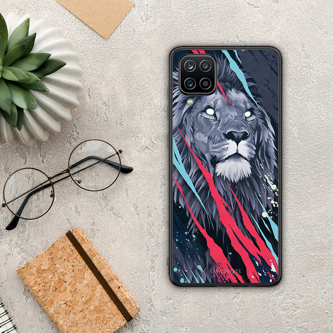 PopArt Lion Designer - Samsung Galaxy A12 case
