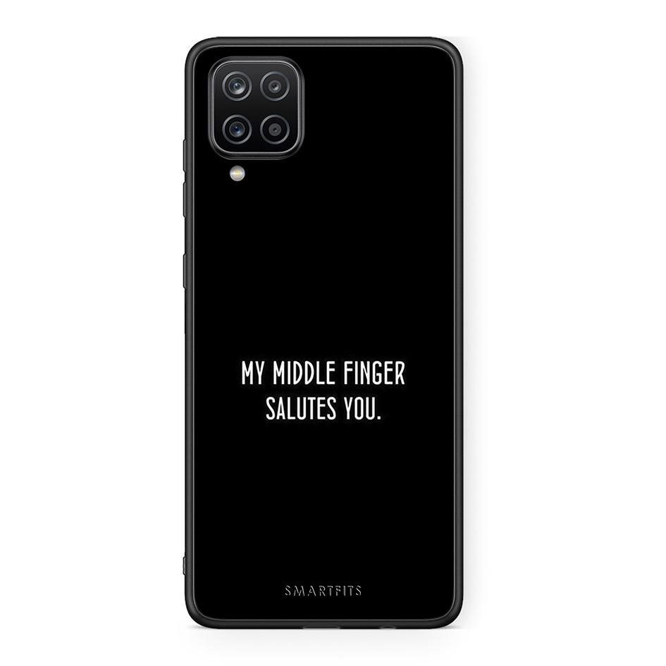 Samsung A12 Salute θήκη από τη Smartfits με σχέδιο στο πίσω μέρος και μαύρο περίβλημα | Smartphone case with colorful back and black bezels by Smartfits