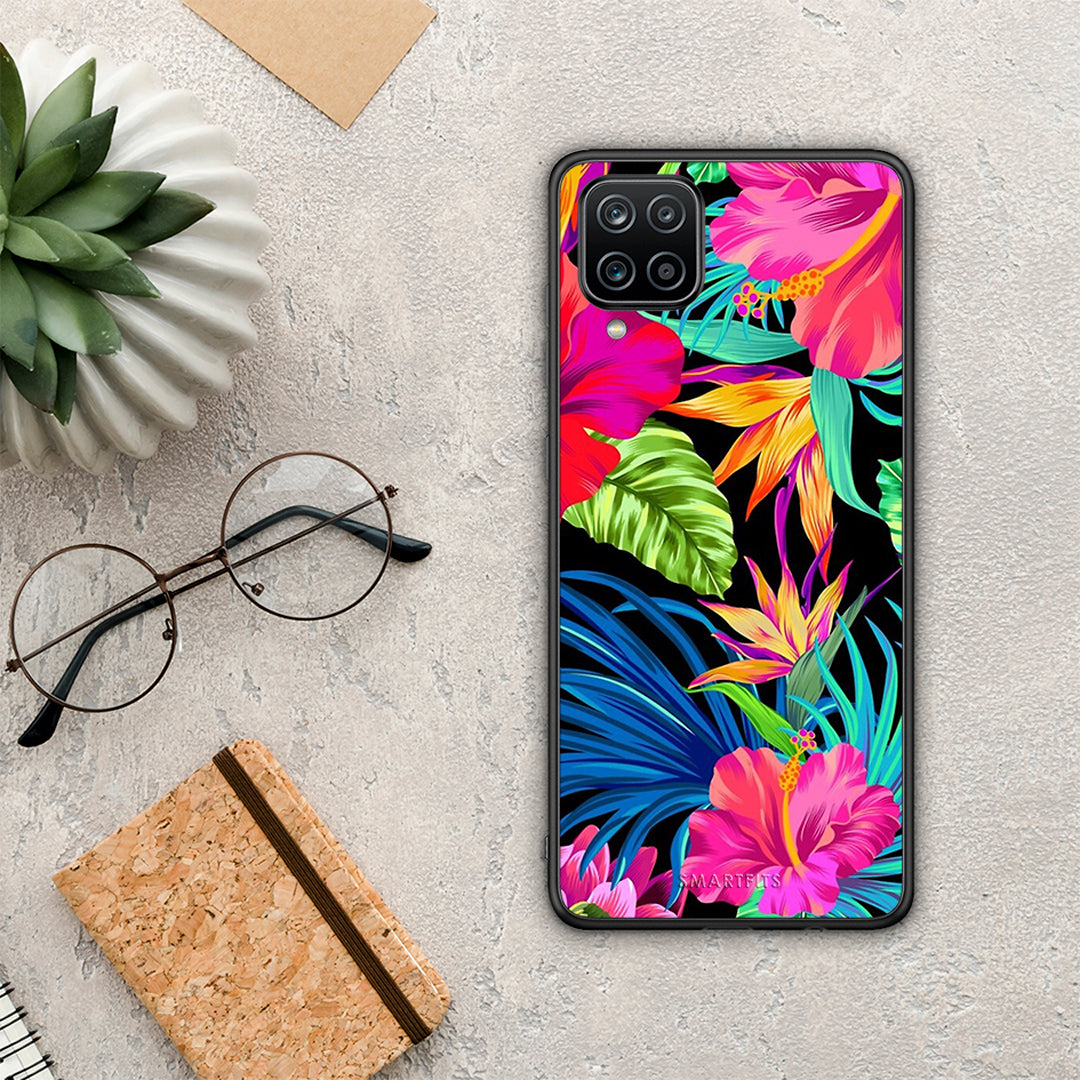 Tropical Flowers - Samsung Galaxy A12 case