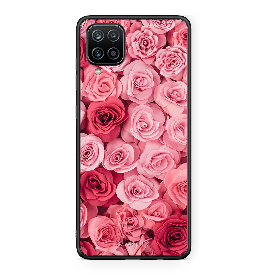 4 - Samsung A12 RoseGarden Valentine case, cover, bumper