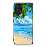 Thumbnail for Samsung A13 4G Beautiful Beach θήκη από τη Smartfits με σχέδιο στο πίσω μέρος και μαύρο περίβλημα | Smartphone case with colorful back and black bezels by Smartfits