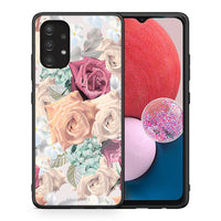 Thumbnail for Θήκη Samsung A13 4G Bouquet Floral από τη Smartfits με σχέδιο στο πίσω μέρος και μαύρο περίβλημα | Samsung A13 4G Bouquet Floral case with colorful back and black bezels