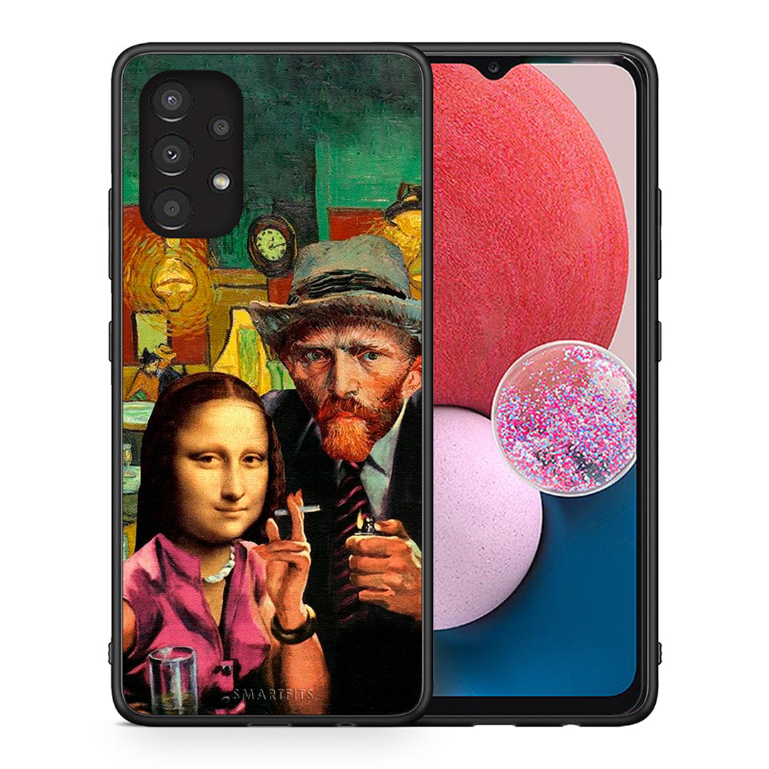 Θήκη Samsung A13 4G Funny Art από τη Smartfits με σχέδιο στο πίσω μέρος και μαύρο περίβλημα | Samsung A13 4G Funny Art case with colorful back and black bezels