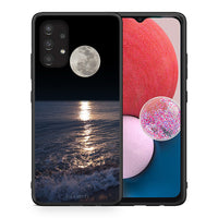Thumbnail for Θήκη Samsung A13 4G Moon Landscape από τη Smartfits με σχέδιο στο πίσω μέρος και μαύρο περίβλημα | Samsung A13 4G Moon Landscape case with colorful back and black bezels