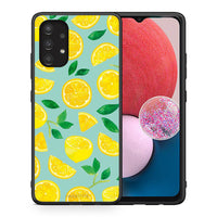 Thumbnail for Θήκη Samsung A13 4G Lemons από τη Smartfits με σχέδιο στο πίσω μέρος και μαύρο περίβλημα | Samsung A13 4G Lemons case with colorful back and black bezels