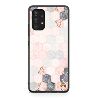 Thumbnail for 4 - Samsung A13 4G Hexagon Pink Marble case, cover, bumper