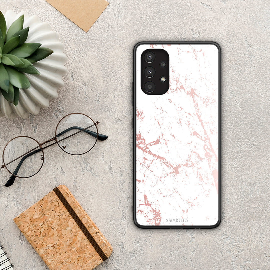 Marble Pink Splash - Samsung Galaxy A13 4G case