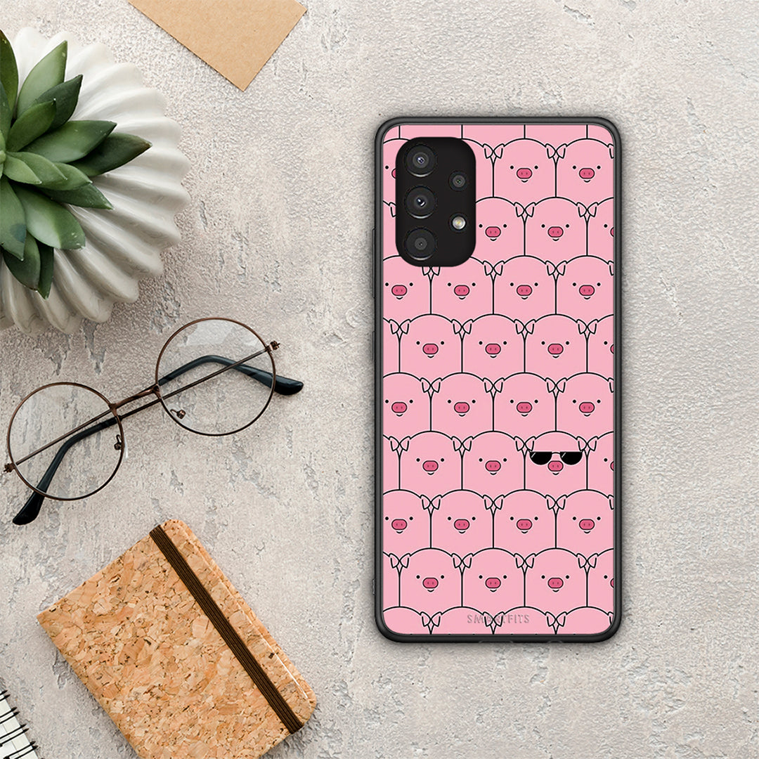 Pig Glasses - Samsung Galaxy A13 4G case