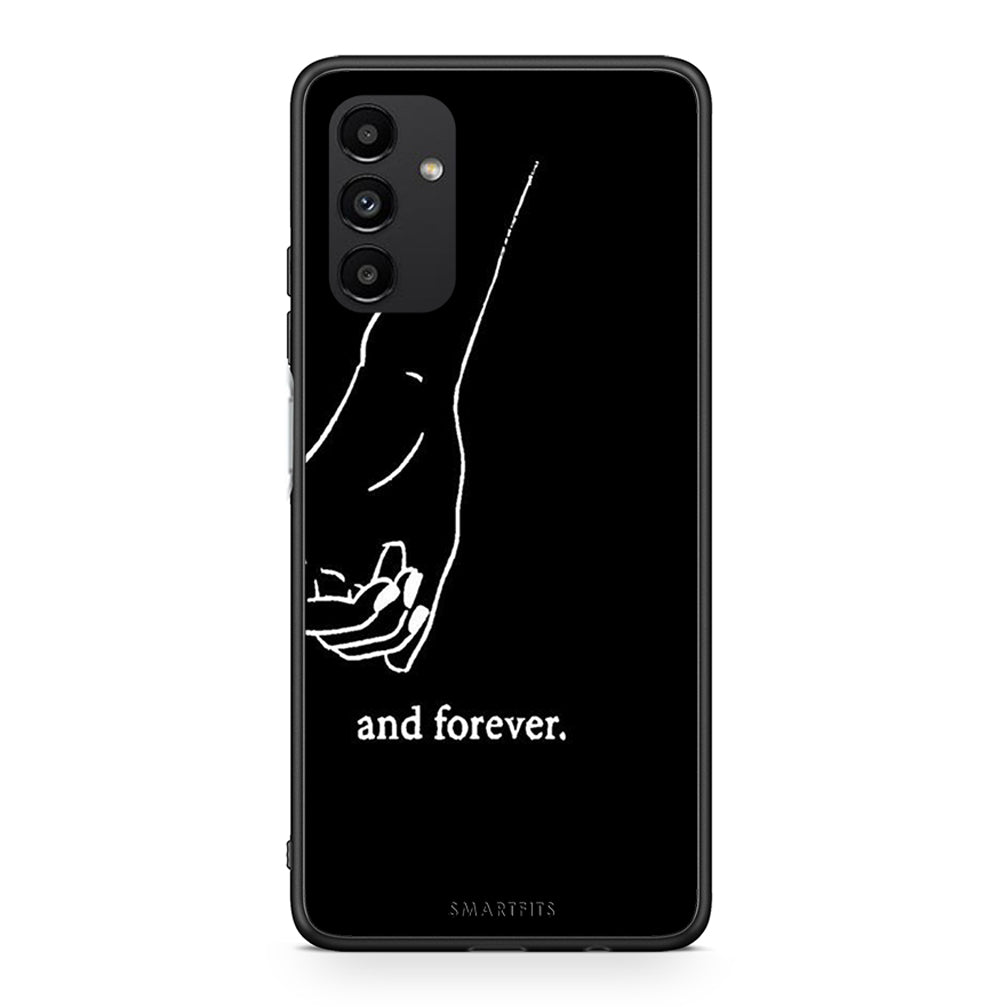 Samsung A04s Always & Forever 2 Θήκη Αγίου Βαλεντίνου από τη Smartfits με σχέδιο στο πίσω μέρος και μαύρο περίβλημα | Smartphone case with colorful back and black bezels by Smartfits