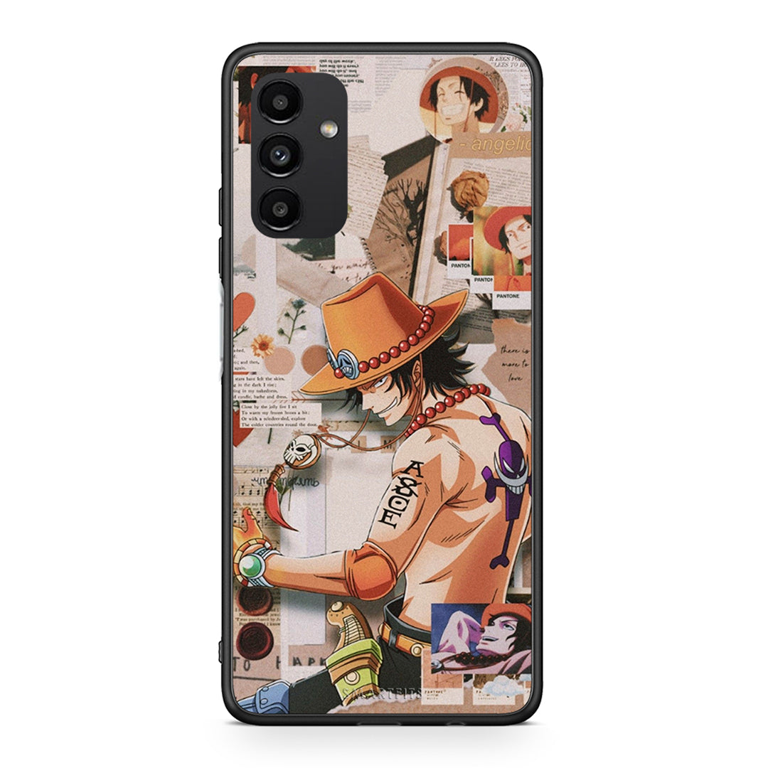 Samsung A13 5G Anime Collage θήκη από τη Smartfits με σχέδιο στο πίσω μέρος και μαύρο περίβλημα | Smartphone case with colorful back and black bezels by Smartfits