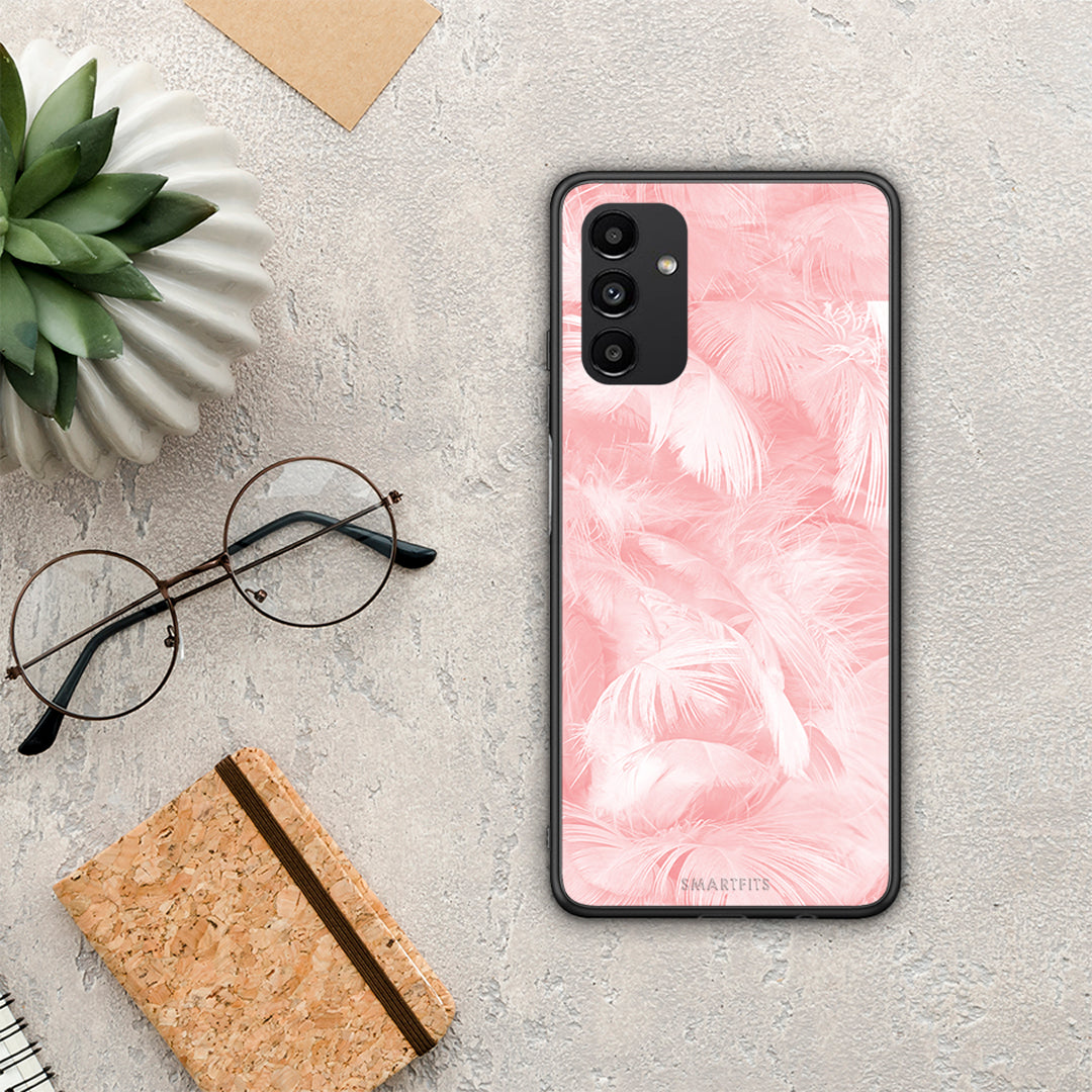 Boho Pink Feather - Samsung Galaxy A04s case