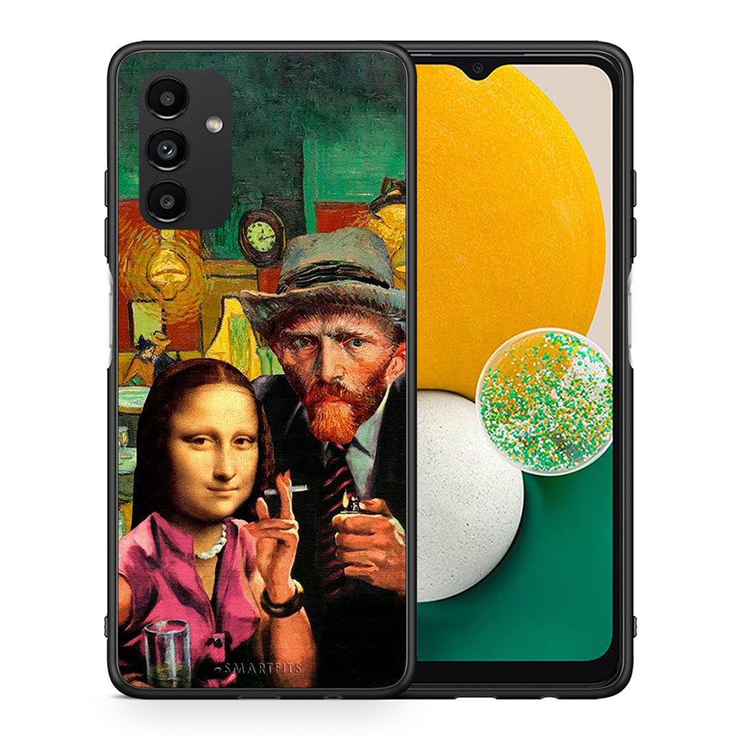 Θήκη Samsung A13 5G Funny Art από τη Smartfits με σχέδιο στο πίσω μέρος και μαύρο περίβλημα | Samsung A13 5G Funny Art case with colorful back and black bezels