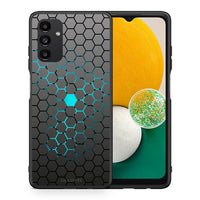 Thumbnail for Θήκη Samsung A04s Hexagonal Geometric από τη Smartfits με σχέδιο στο πίσω μέρος και μαύρο περίβλημα | Samsung A04s Hexagonal Geometric case with colorful back and black bezels