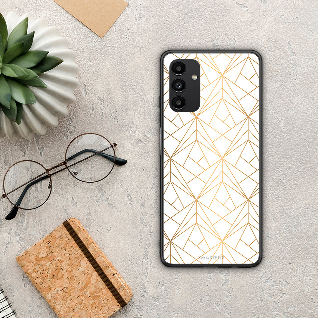 Geometric Luxury White - Samsung Galaxy A13 5G case